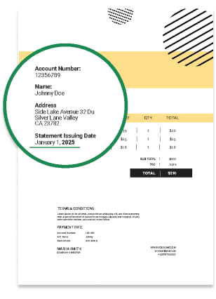 Justificatif de Domicile Accepté           