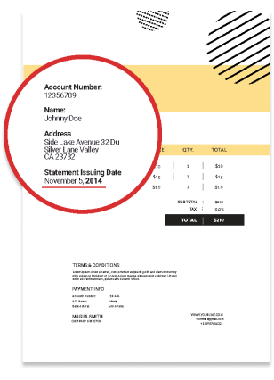 Justificatif de Domicile non Accepté