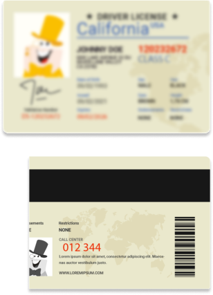 Carte d'identité non Acceptée